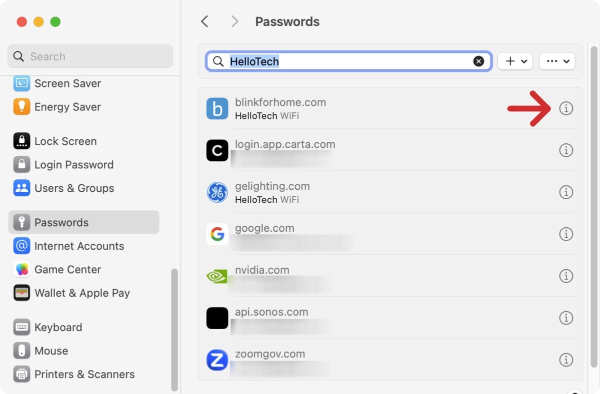 How to Find Website and App Passwords On a Mac