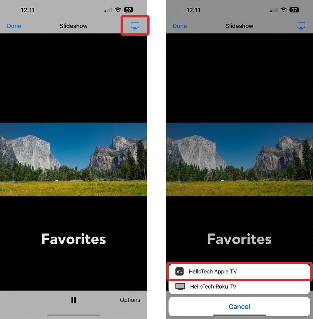 How To Cast Slideshows to Apple TV