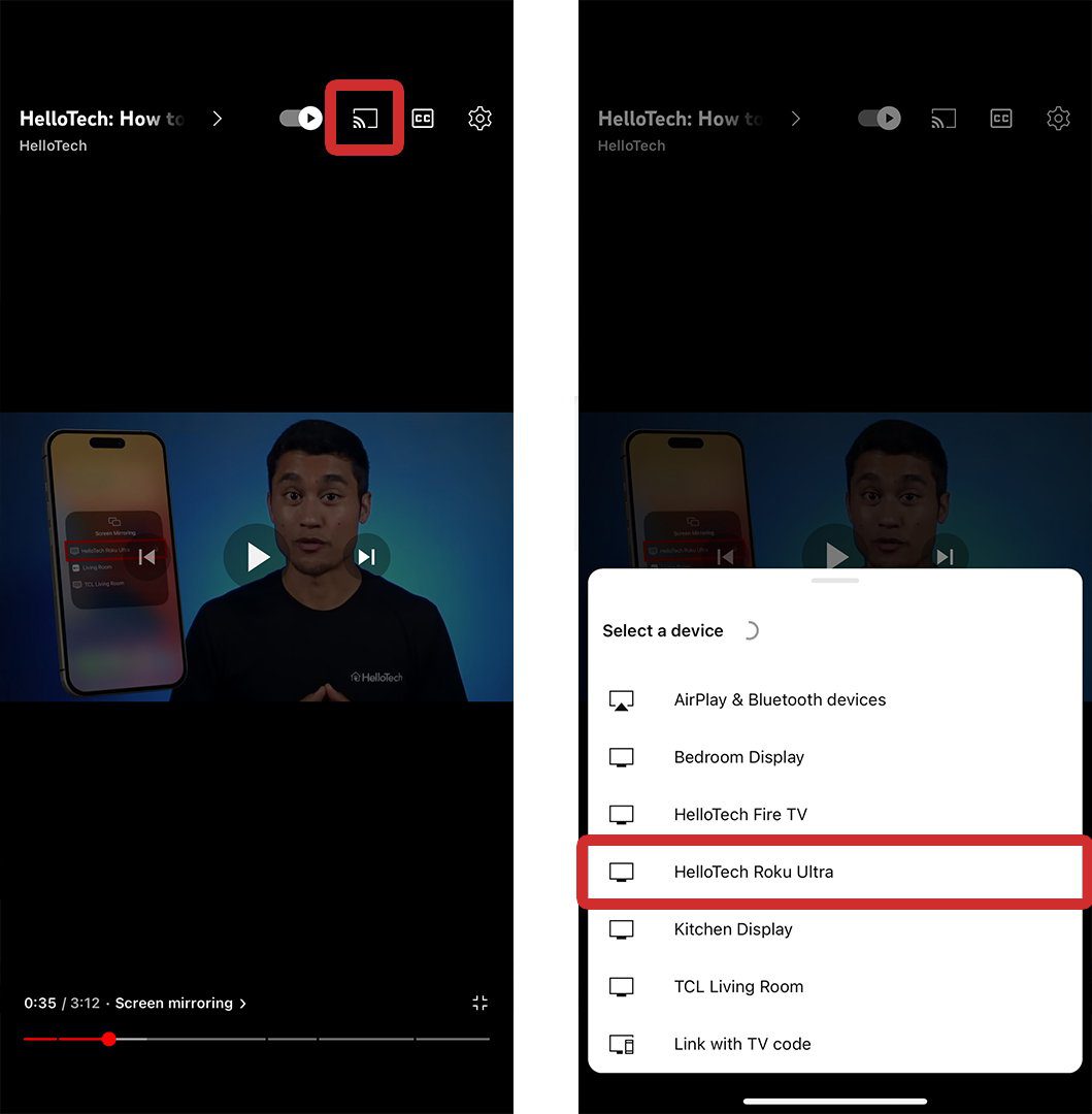 How To Cast YouTube Videos to Roku