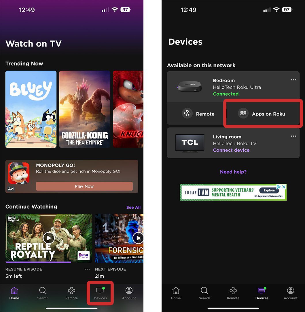 How To Delete Apps In the Roku App