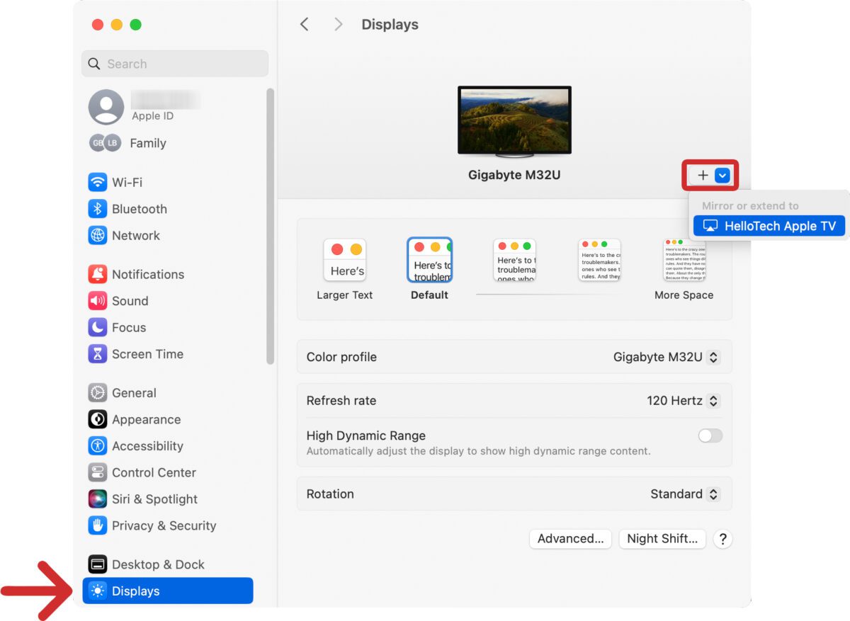 how to connect mac to tv