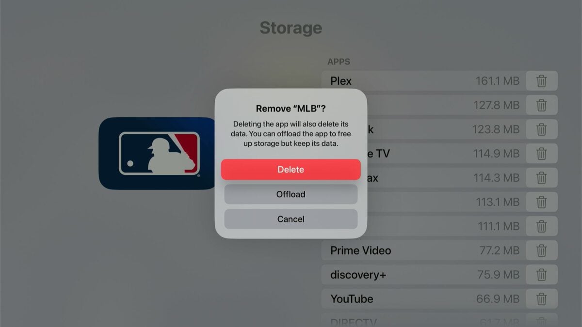 How to Find and Delete Apple TV Apps by Size