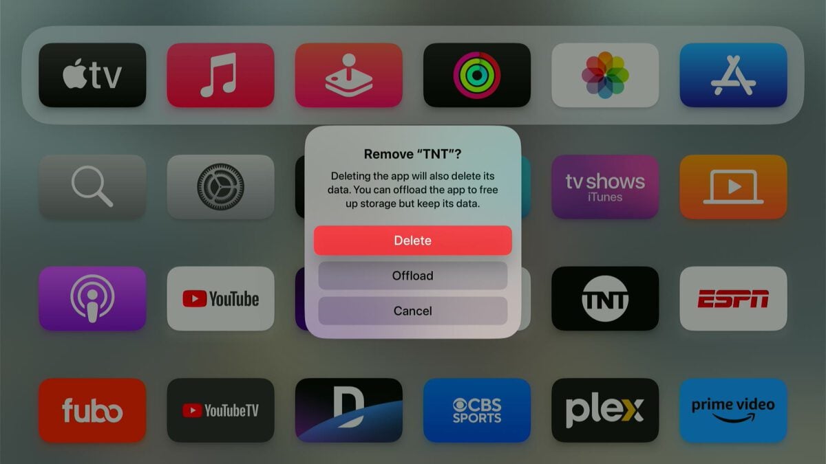 How to Delete Apps on the Apple TV Home Screen