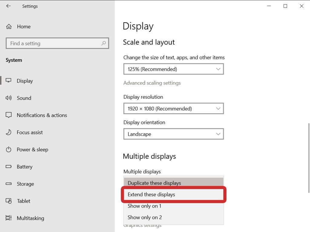 How to Extend Your Windows 10 PC to a TV_1