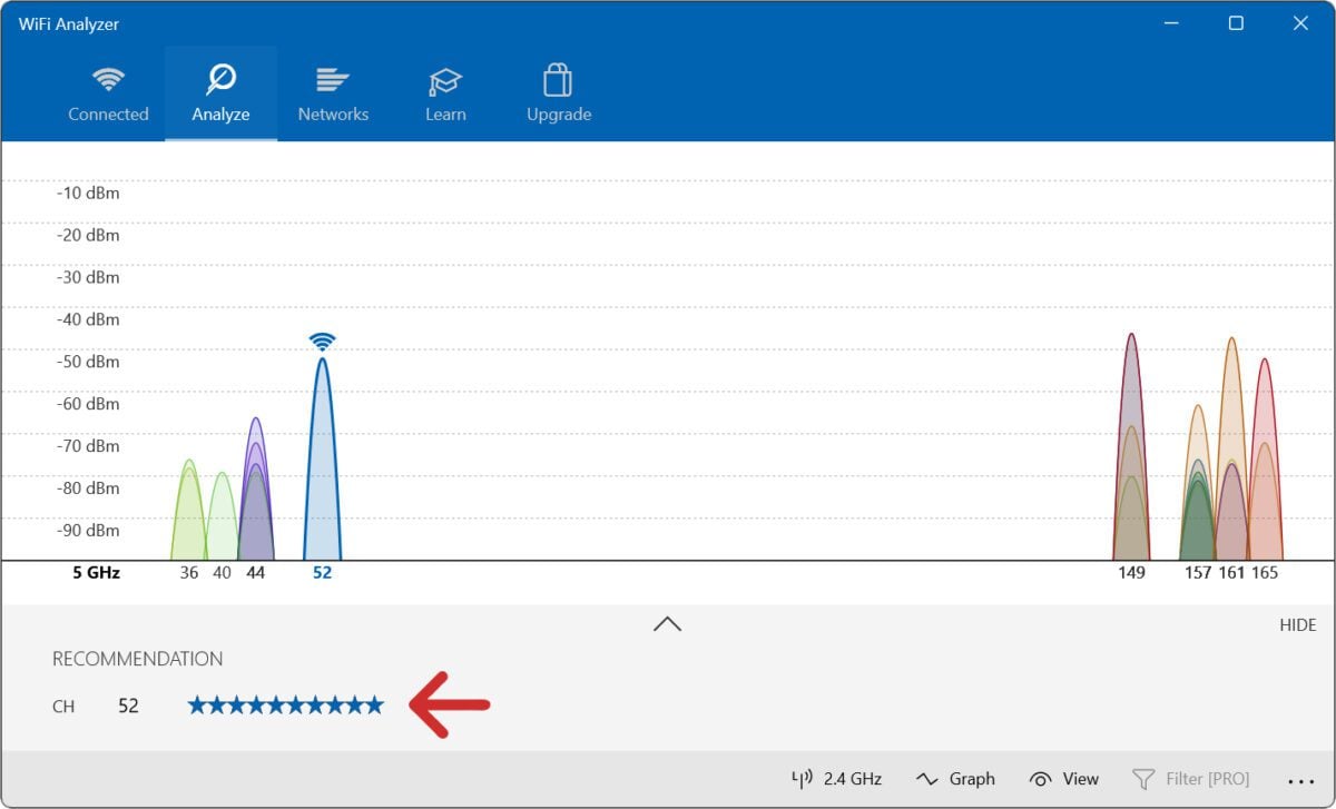 How To Find the Best WiFi Channel on Windows