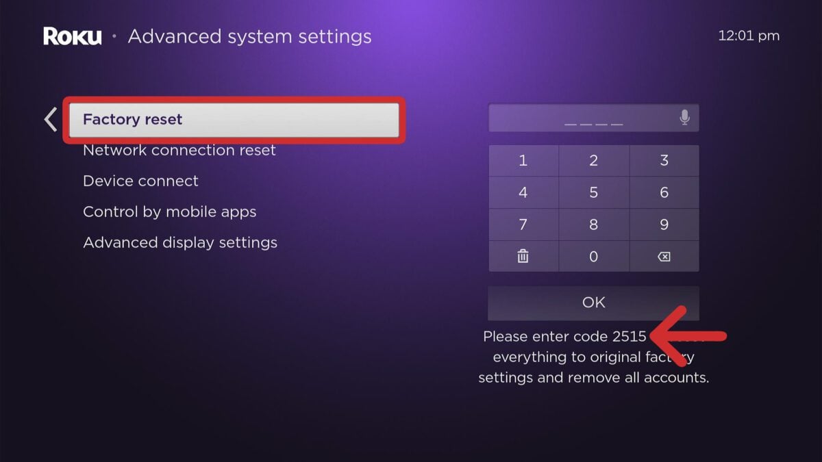How to Reset Roku to Factory Settings