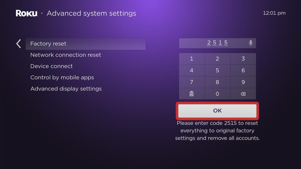 How to Reset Roku to Factory Settings