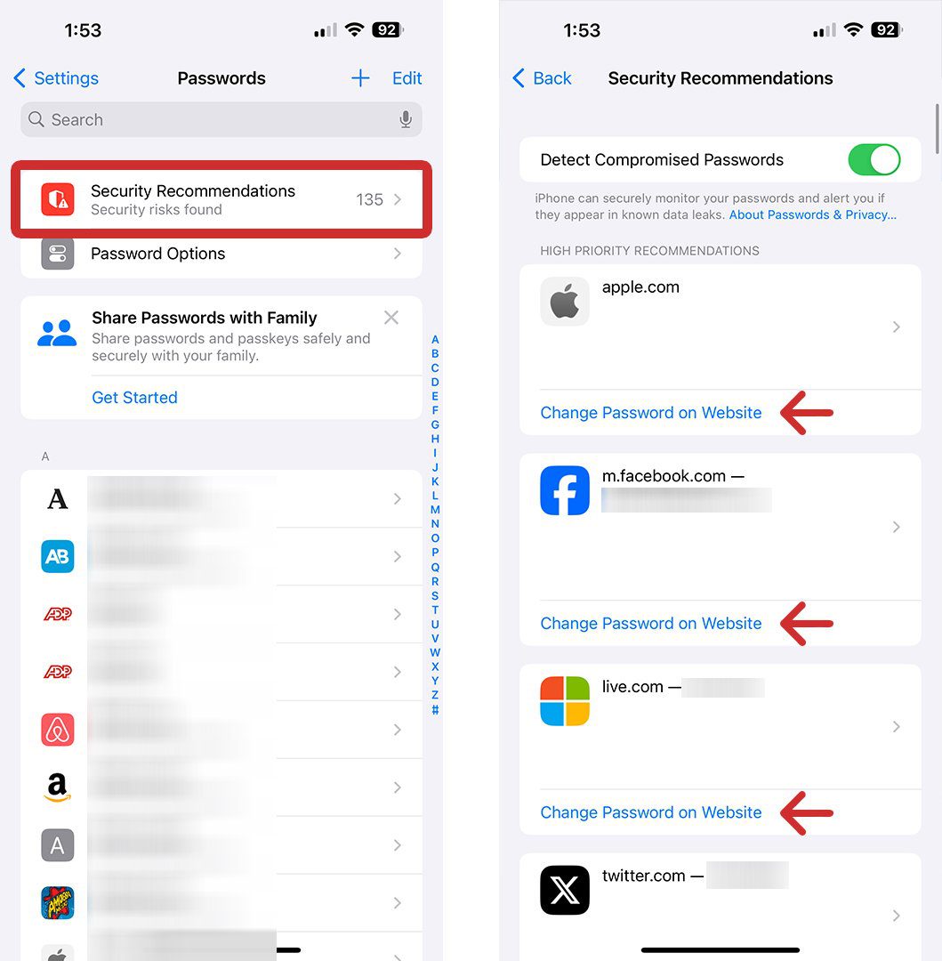 How to Change Passwords on Your iPhone
