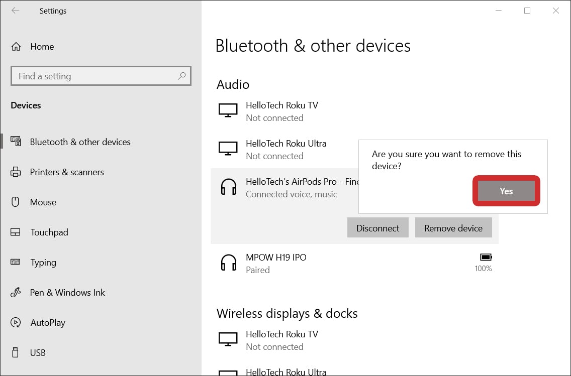 How to Connect AirPods to a Windows 10 Computer