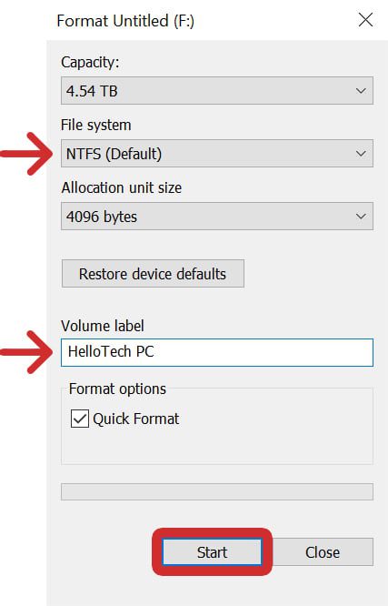 How to Format a Hard Drive on a Windows PC
