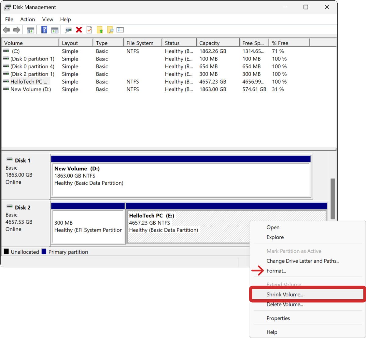 How to Partition an External Drive in Windows
