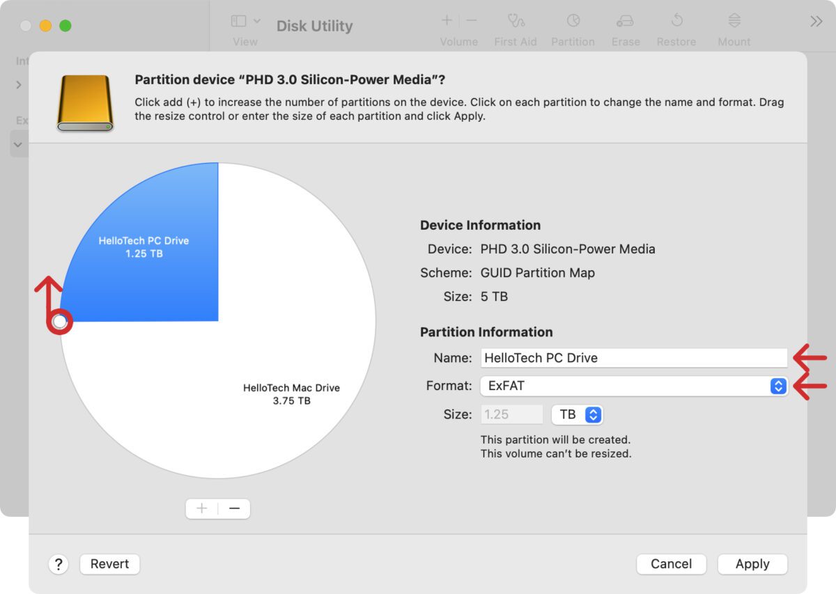 How to Partition an External Hard Drive on Mac