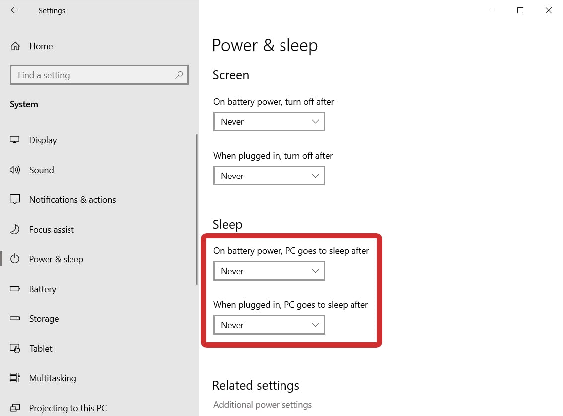 How to Turn Off Sleep Mode on a Windows 10 PC