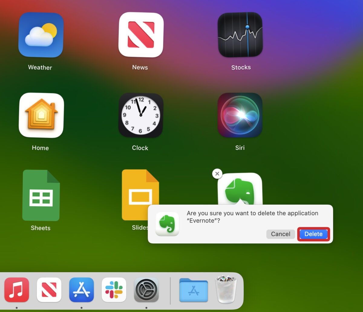 How to Uninstall Apps on a Mac Using Launchpad
