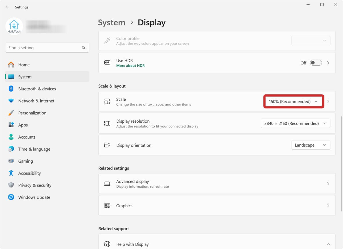 How to change the Taskbar Size in Windows 11